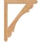 Ekena Millwork Olympic Arts & Crafts Smooth Bracket, Western Red Cedar, 3 1/2"W x 34"D x 42"H BKT04X34X42OLY03SWR - alternate 4